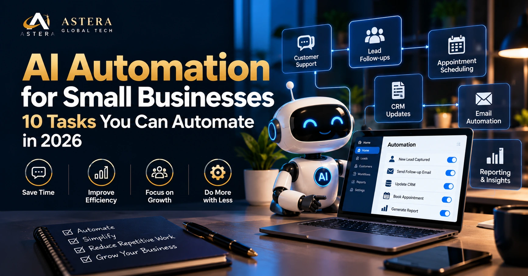 AI Automation for Small Businesses: 10 Tasks You Can Automate in 2026