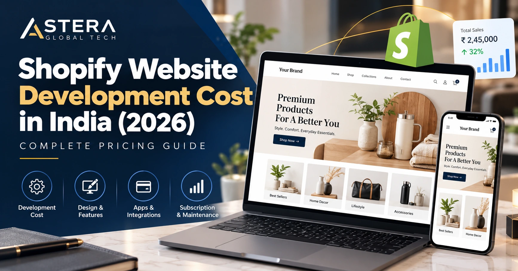 Shopify Website Development Cost in India (2026): Complete Pricing Guide